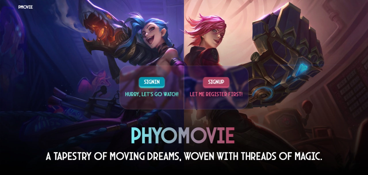 Phyo movie landing page
